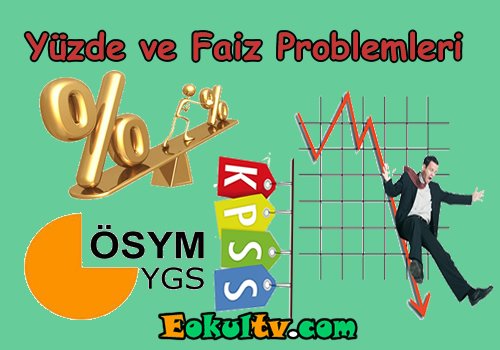 Yüzde ve faiz problemleri videolu konu anlatımı videosu