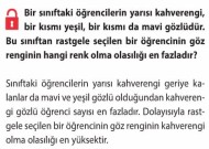 olasilik cozumlu sorular ornekler