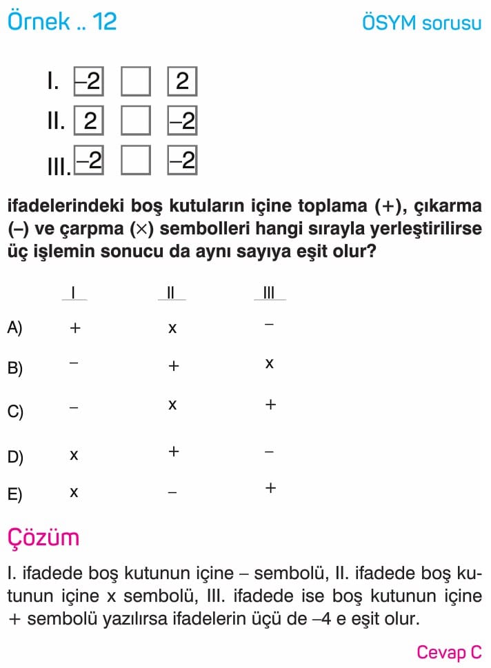 temel kavramlar konu anlatimi test sorulari cozumleri tyt matematik