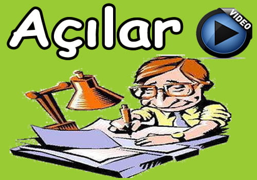 Açı ve açısal kavramlar konu anlatımı videosu