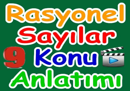 Rasyonel sayılar Kümesi 9. Sınıf içeriğine ait görsel