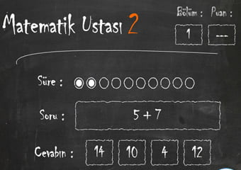 Matematik işlemleri oyunu