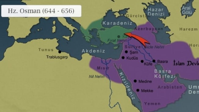 Hz. Osman Dönemi (644 – 656) 9. Sınıf Tarih içeriğine ait görsel