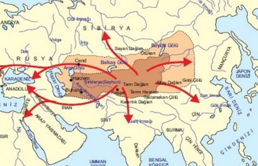 Orta Asya Göçleri Nedenleri ve Sonuçları 9.Sınıf Tarih içeriğine ait görsel