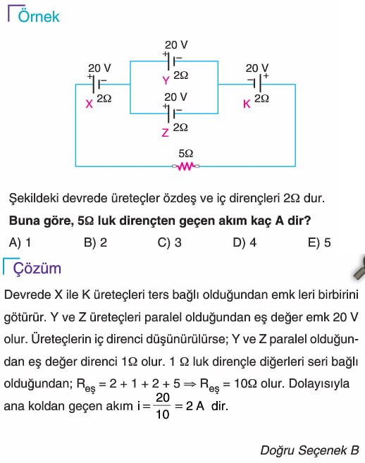 üreteçlerin