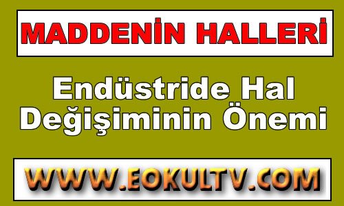 Endüstride Hal Değişiminin Önemi 9. Sınıf Kimya içeriğine ait görsel