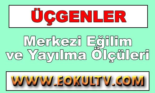 Merkezi Eğilim ve Yayılma Ölçüleri içeriğine ait görsel