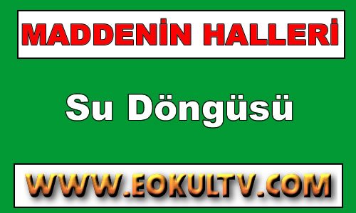 Su Döngüsü 9. Sınıf Kimya içeriğine ait görsel