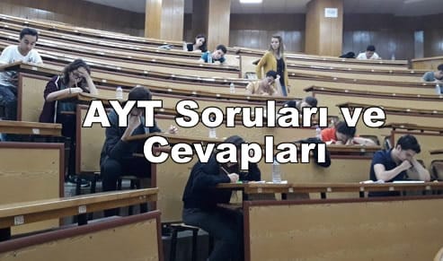 2019 AYT Soruları ve Cevapları içeriğine ait görsel