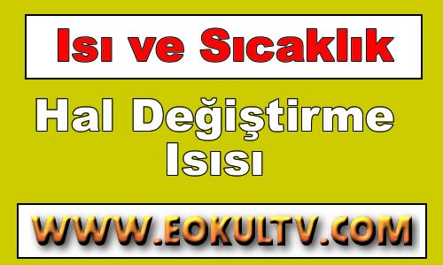Hal Değiştirme Isısı 9.Sınıf Fizik içeriğine ait görsel