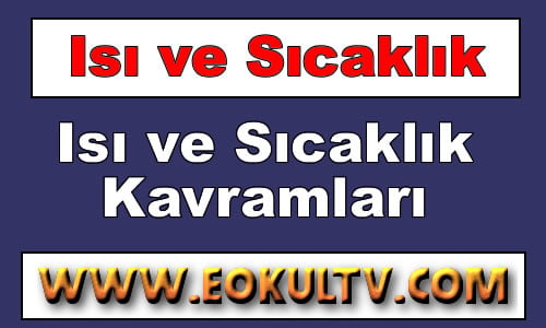 Isı ve Sıcaklık Nedir 9.Sınıf Fizik içeriğine ait görsel