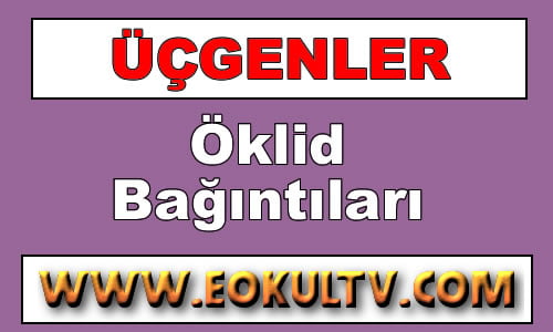Öklid Teoremi 9. Sınıf Matematik (Yeni Müfredat) Ders Notu içeriğine ait görsel