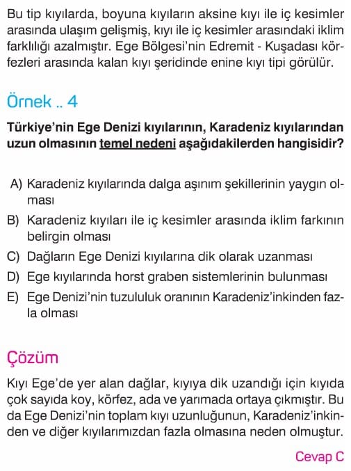 Dış Kuvvetler konu anlatımı özet ders notu 10. Sınıf coğrafya