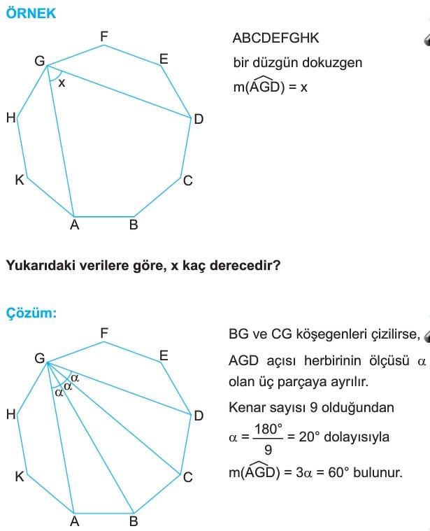 Cokgenler Konu Anlatimi Sorulari Cozumleri 10 Sinif Duzgun Cokgenler Ozellikleri