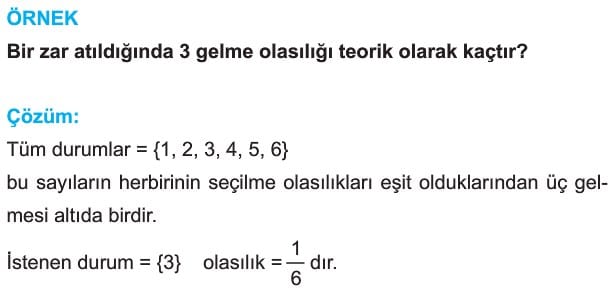deneysel ve teorik olasilik konu anlatimi sorulari cozumleri 11 sinif