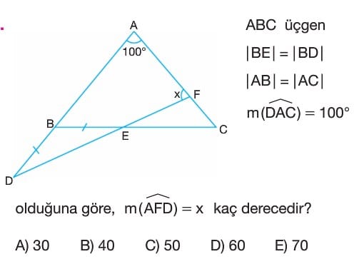 Ucgende Acilar Test Sorulari Cozumleri 9 Sinif Tyt Matematik Ucgende Acilar Test Sorulari Cozumleri 9 Sinif Tyt Matematik