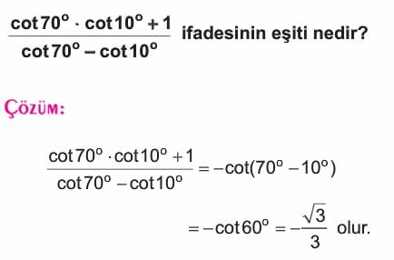12. Sınıf Trigonometri Toplam Fark Formülleri konu anlatımı soruları ...