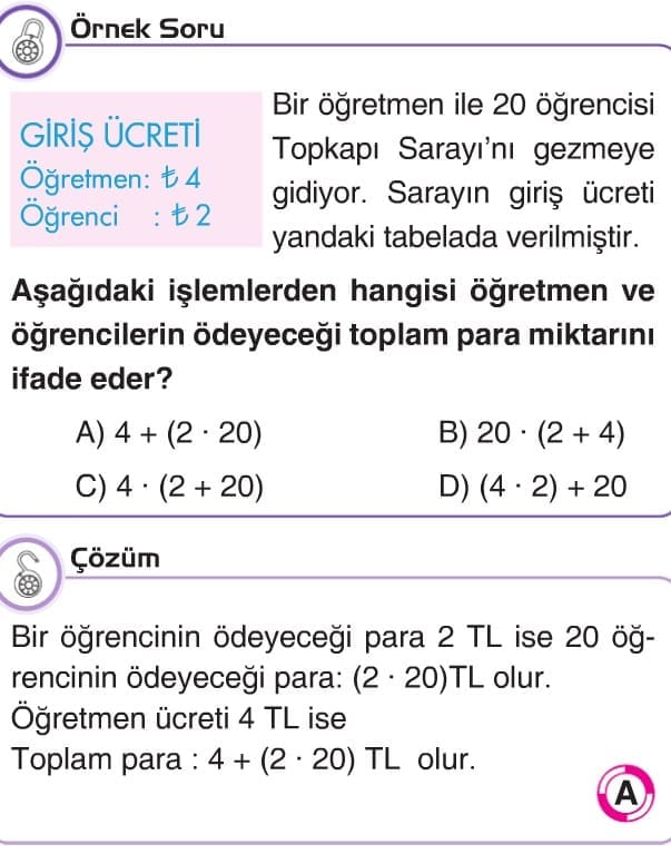 Dogal Sayilarla Islemler 6 Sinif Konu Anlatimi Test Sorulari Coz Ders Notu