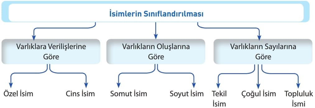 Isim Ad 6 Sinif Turkce Konu Anlatimi Ozet Ornekler Sorular