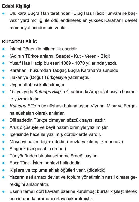 İslamiyet Etkisindeki Türk Edebiyatı (Geçiş Dönemi) Ayt