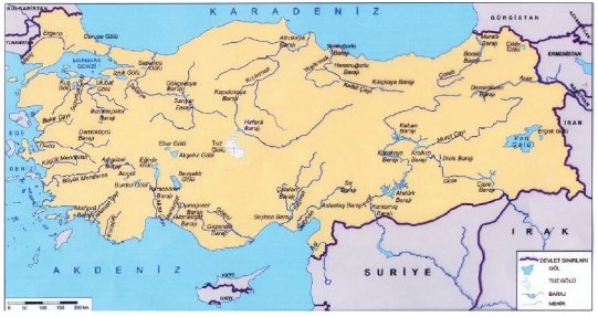 Türkiye'de Su Kaynakları ve Suyun Kullanımı Tyt Coğrafya Konu Anlatımı