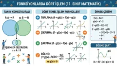 Fonksiyonlarda Dört İşlem 11. Sınıf Matematik içeriğine ait görsel