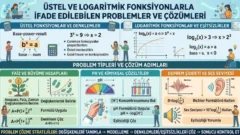 Üstel ve Logaritmik Fonksiyonlarla İfade Edilebilen Denklem ve Eşitsizlikler Problemleri 11. Sınıf Matematik içeriğine ait görsel
